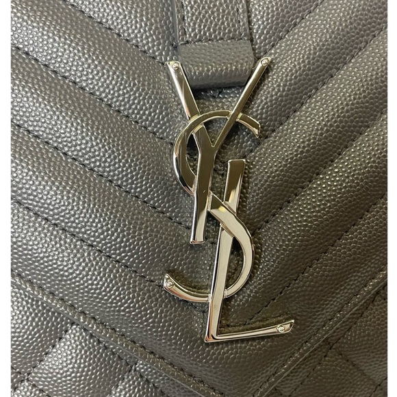 YSL Large Envelope quilted crossbody shoulder bag - Picture 12 of 12